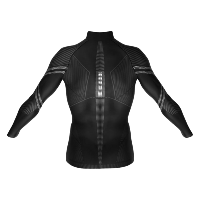 Black long-sleeved top
