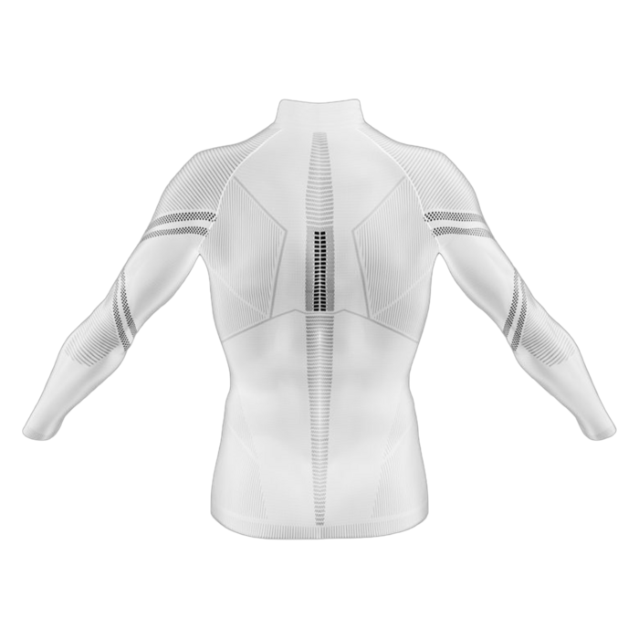 White long-sleeved top