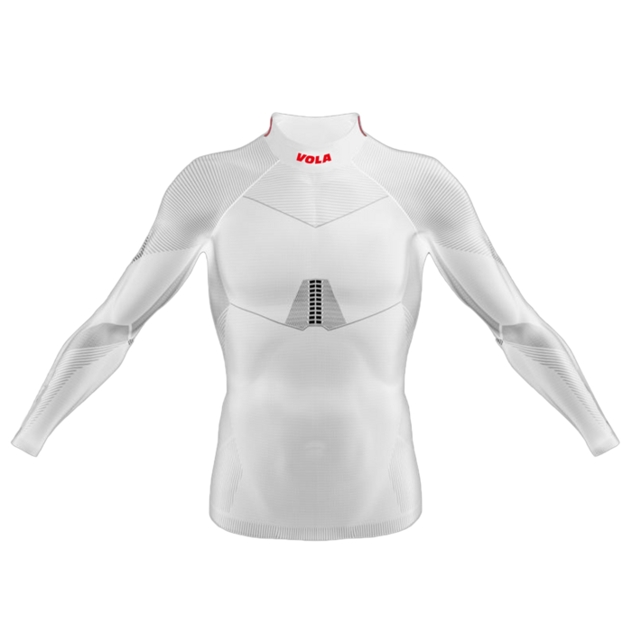 White long-sleeved top